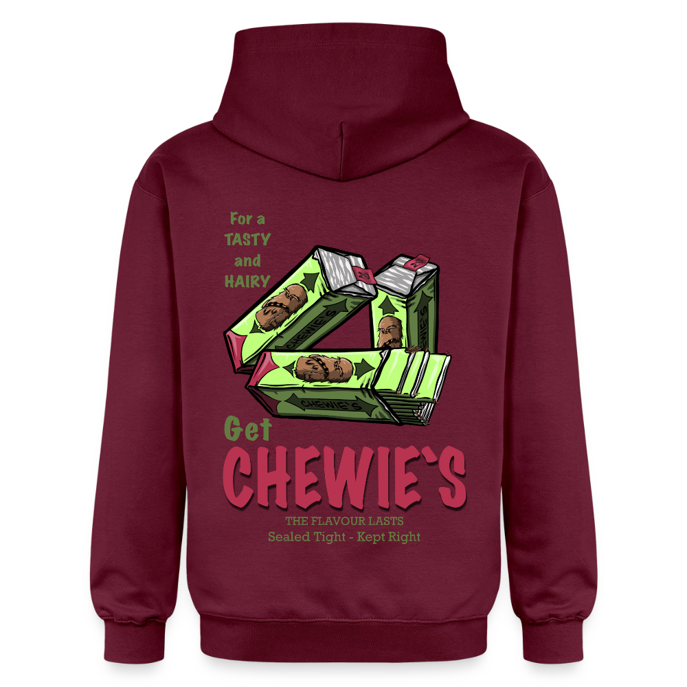 Chewie’s Hairy Gum – Funny Sci-Fi Parody Design - maroon