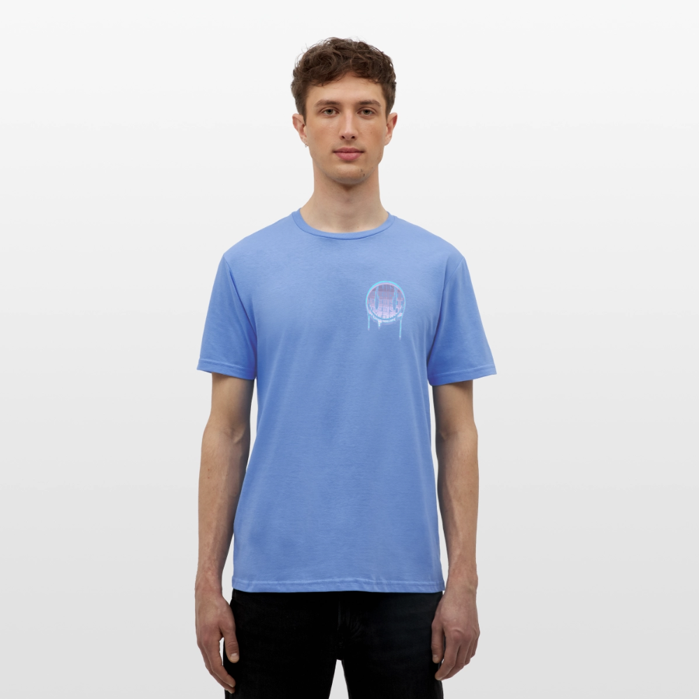 Moensta Drip Logo – Neon Streetwear Tattoo Artist Design - carolina blue