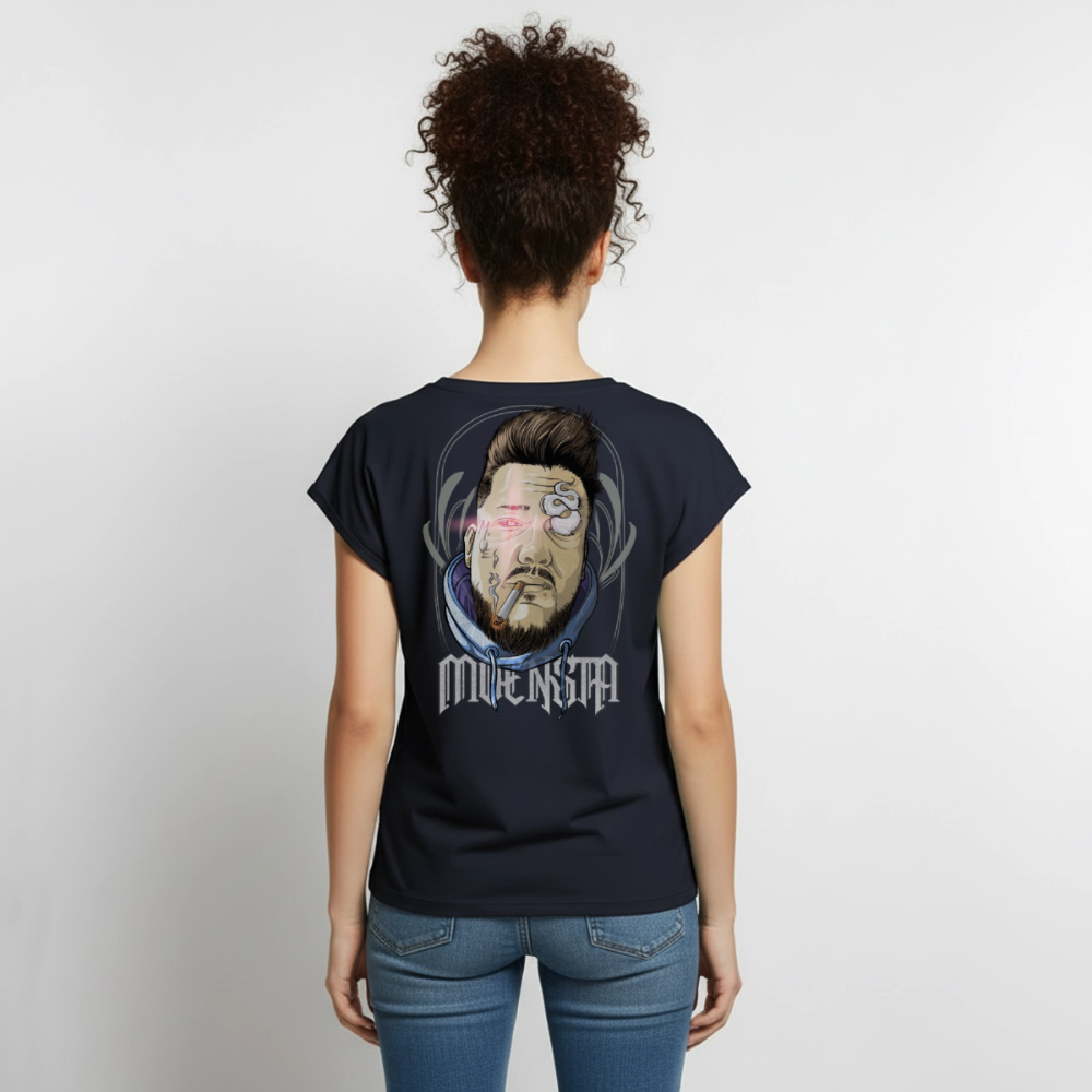 Tattoo Artist Portrait – Urban Comic Style - navy