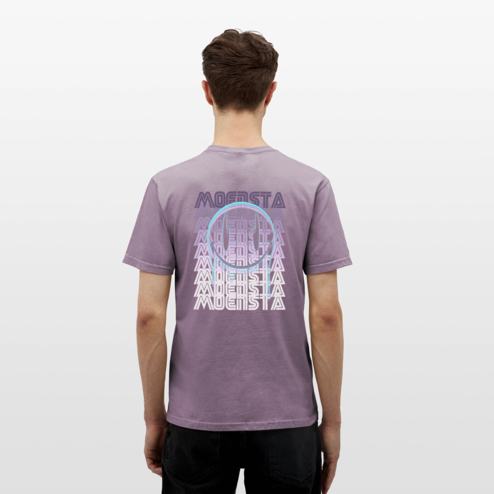 Moensta Drip Logo – Neon Streetwear Tattoo Artist Design - purple-grey 