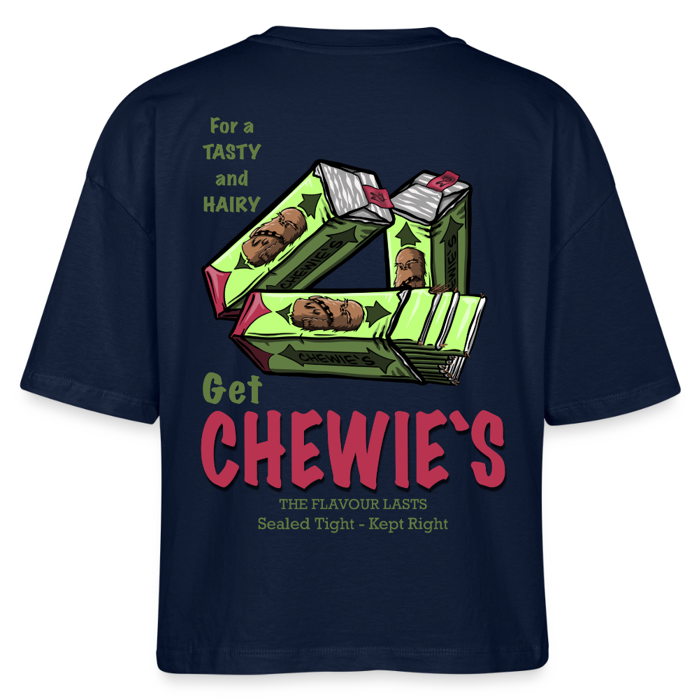 Chewie’s Hairy Gum – Funny Sci-Fi Parody Design - navy