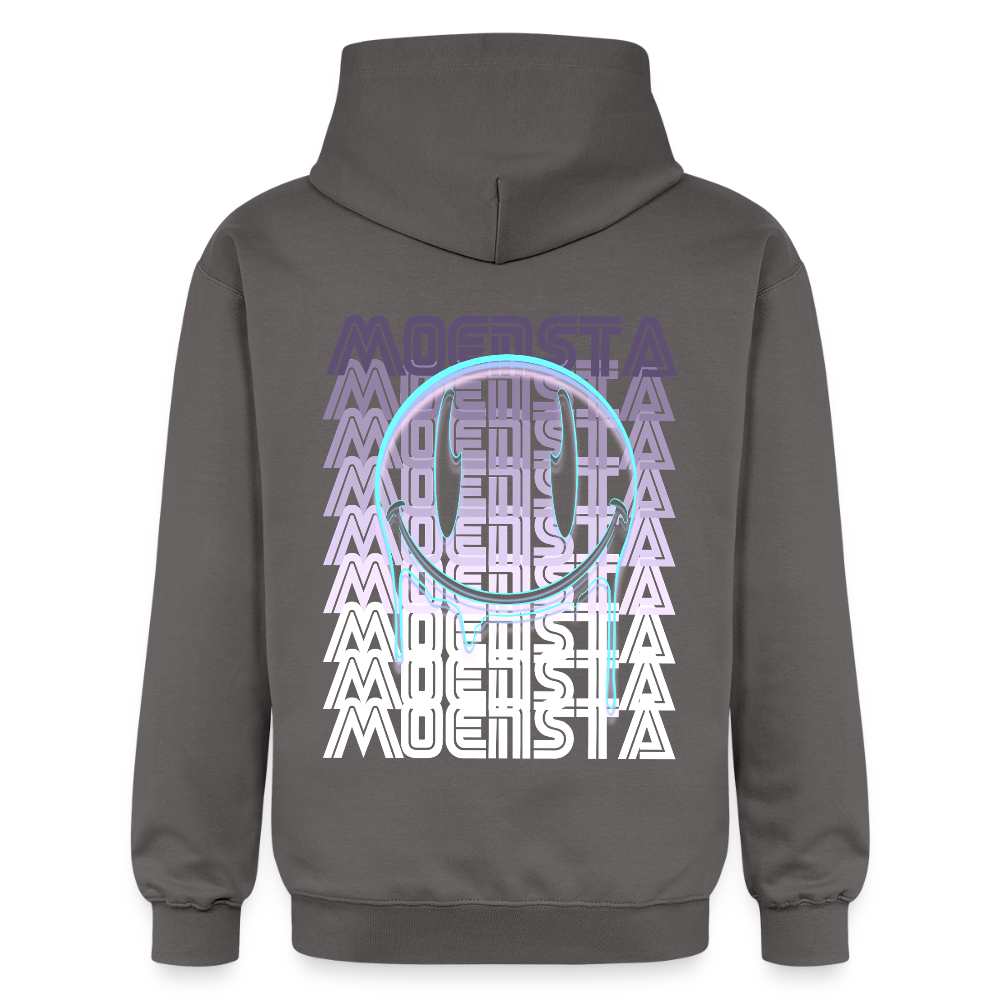 Moensta Drip Logo – Neon Streetwear Tattoo Artist Design - dark grey