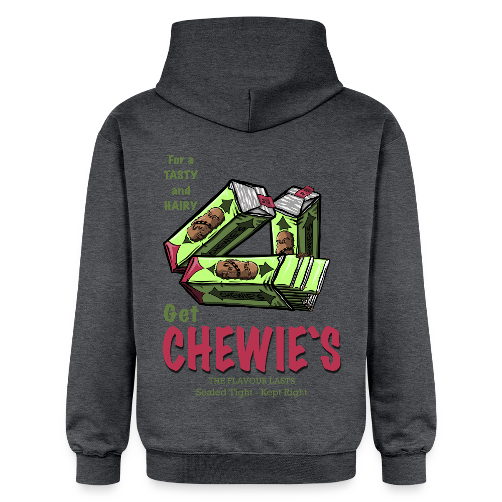 Chewie’s Hairy Gum – Funny Sci-Fi Parody Design - dark heather grey