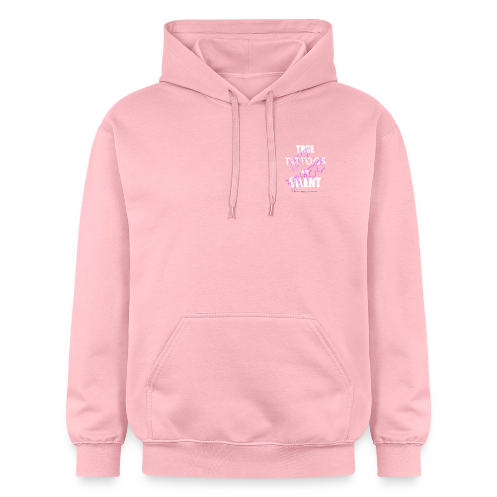 True Tattoos Are Silent – Tattoo Artist Statement Design - light pink