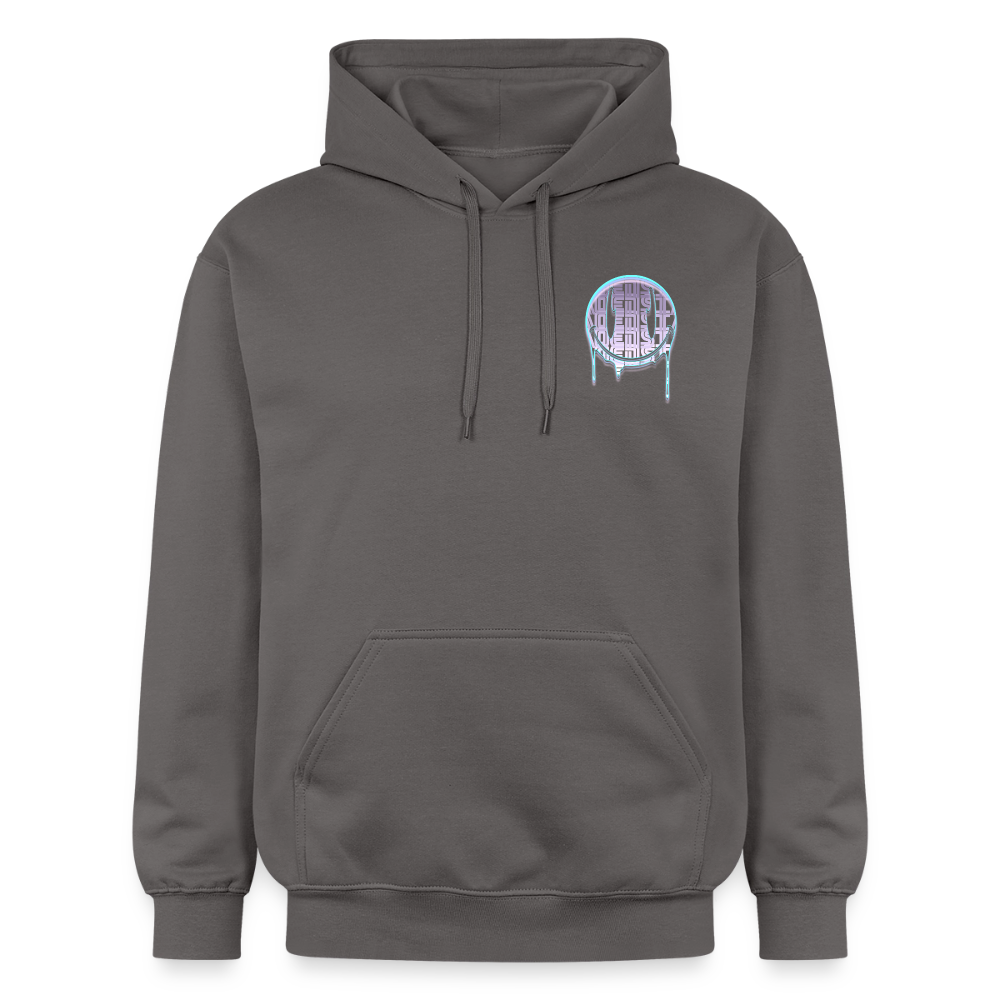 Moensta Drip Logo – Neon Streetwear Tattoo Artist Design - dark grey