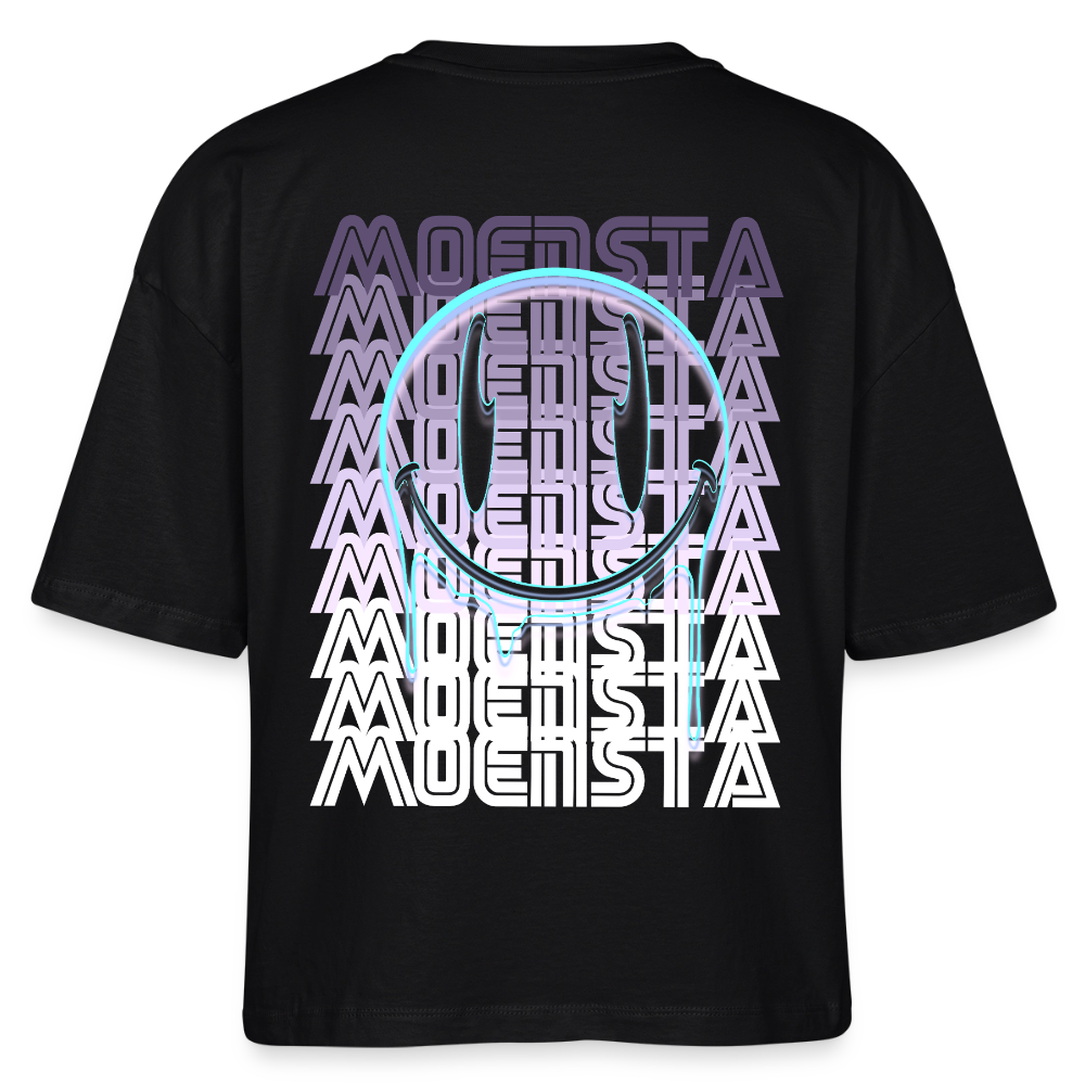 Moensta Drip Logo – Neon Streetwear Tattoo Artist Design - black