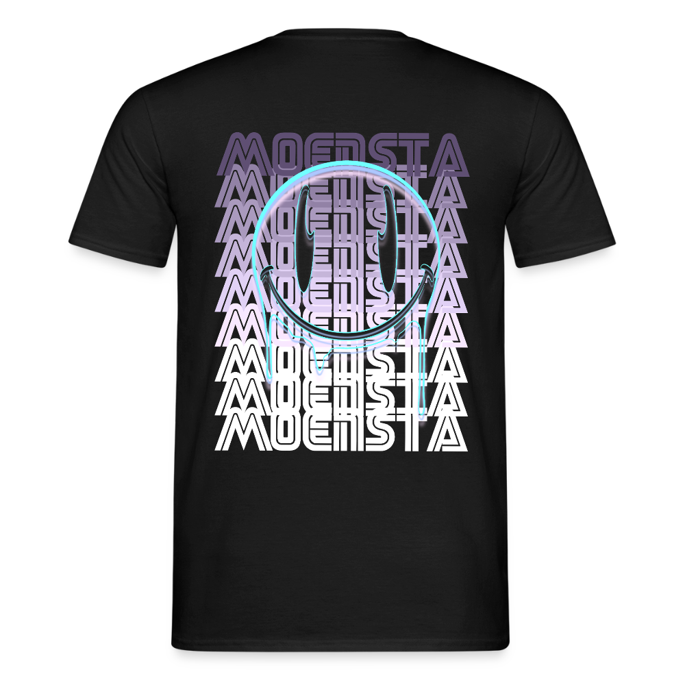 Moensta Drip Logo – Neon Streetwear Tattoo Artist Design - black