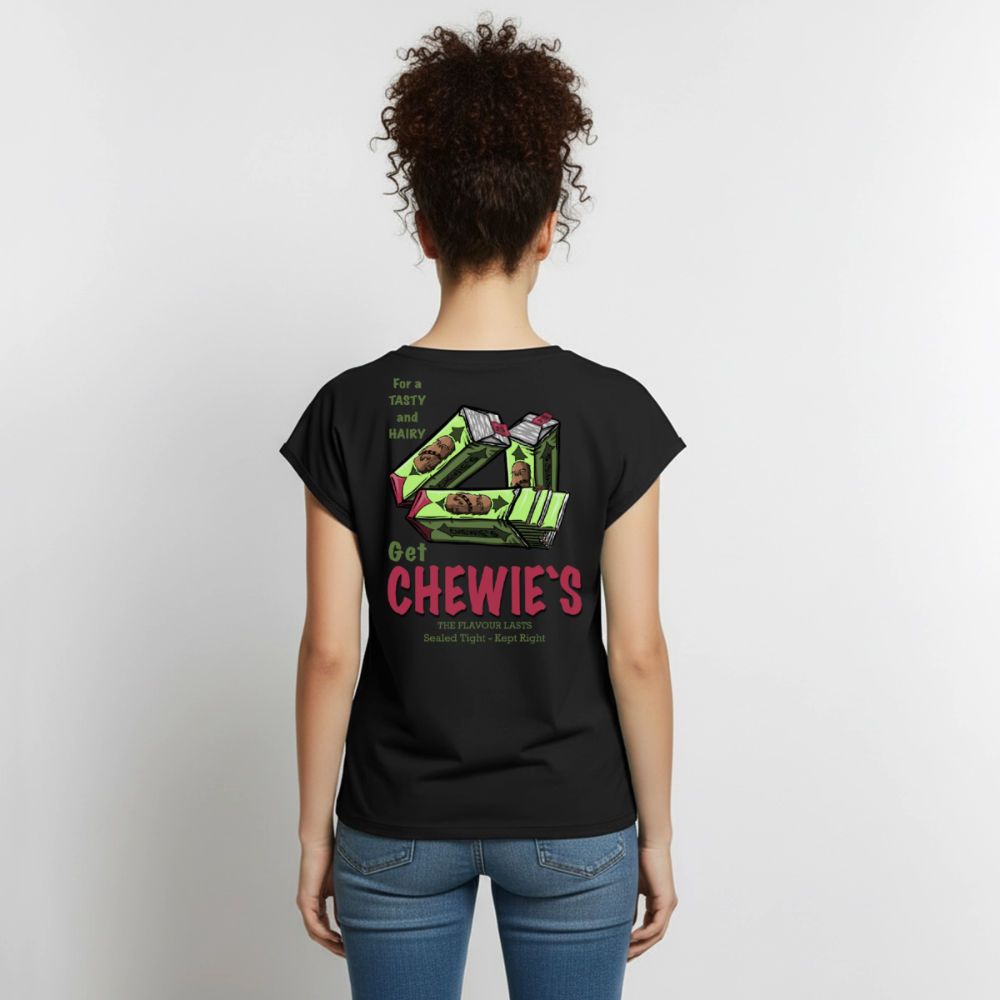 Chewie’s Hairy Gum – Funny Sci-Fi Parody Design - black