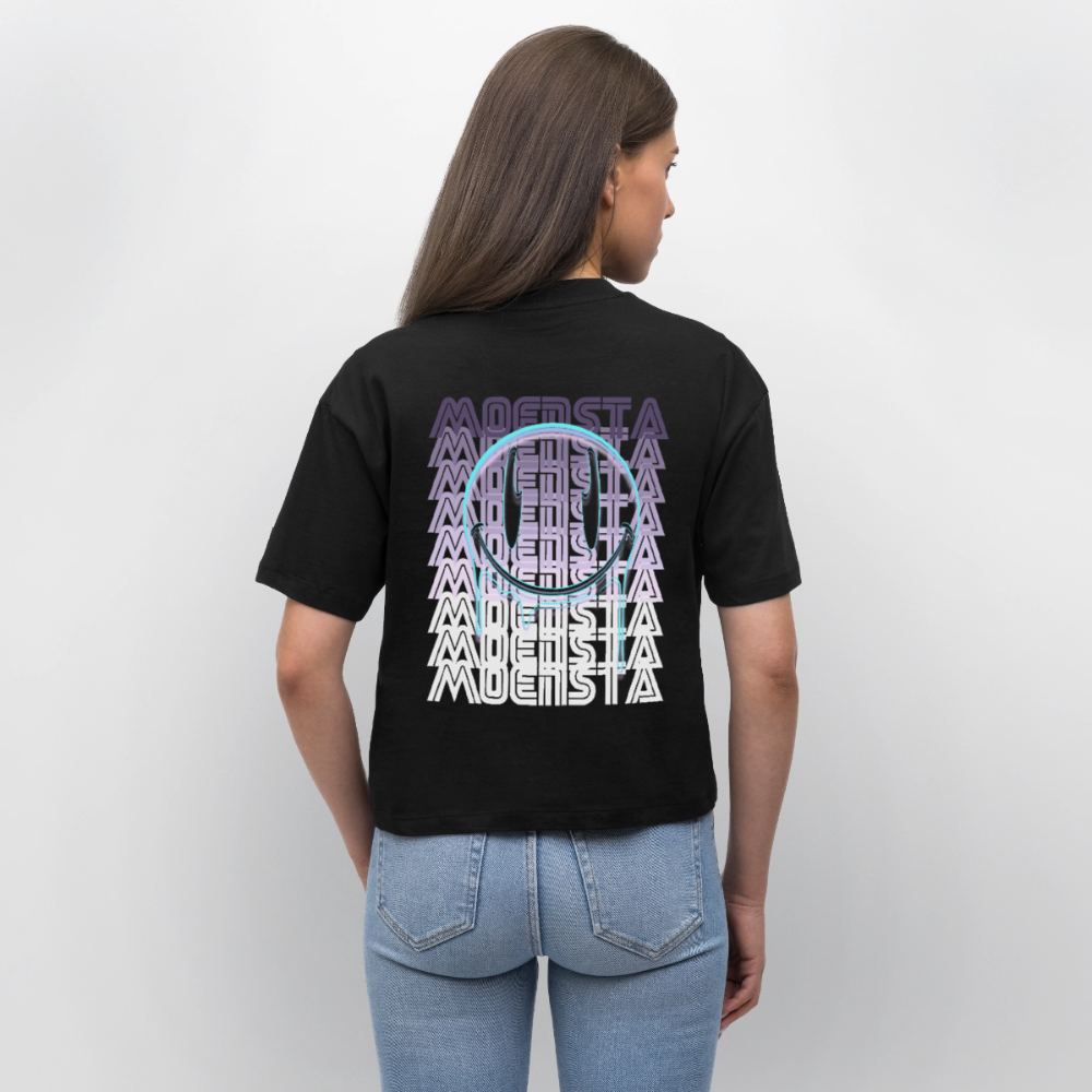 Moensta Drip Logo – Neon Streetwear Tattoo Artist Design - black