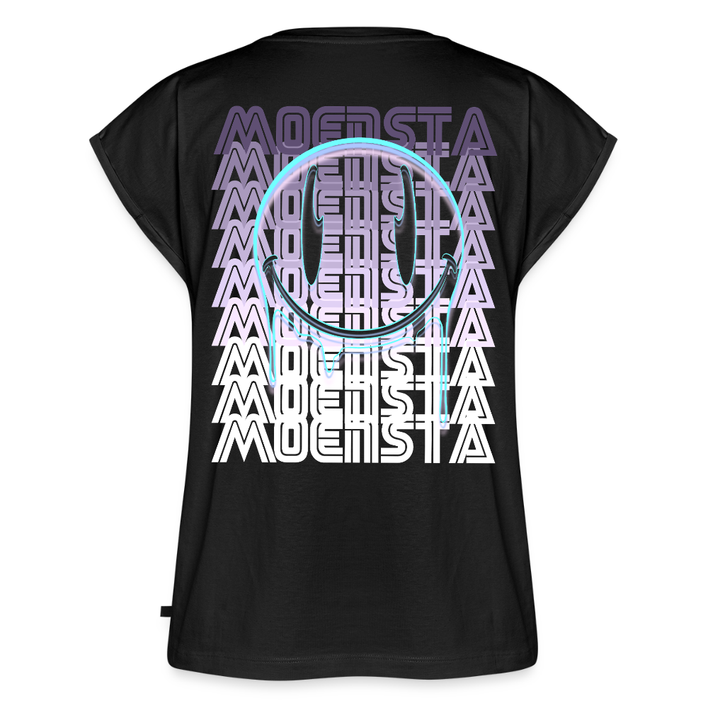 Moensta Drip Logo – Neon Streetwear Tattoo Artist Design - black