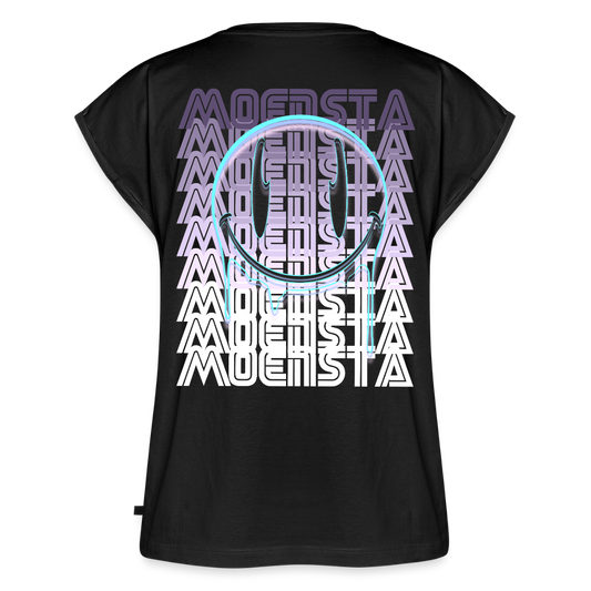 Moensta Drip Logo – Neon Streetwear Tattoo Artist Design - black