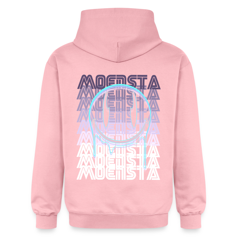 Moensta Drip Logo – Neon Streetwear Tattoo Artist Design - light pink