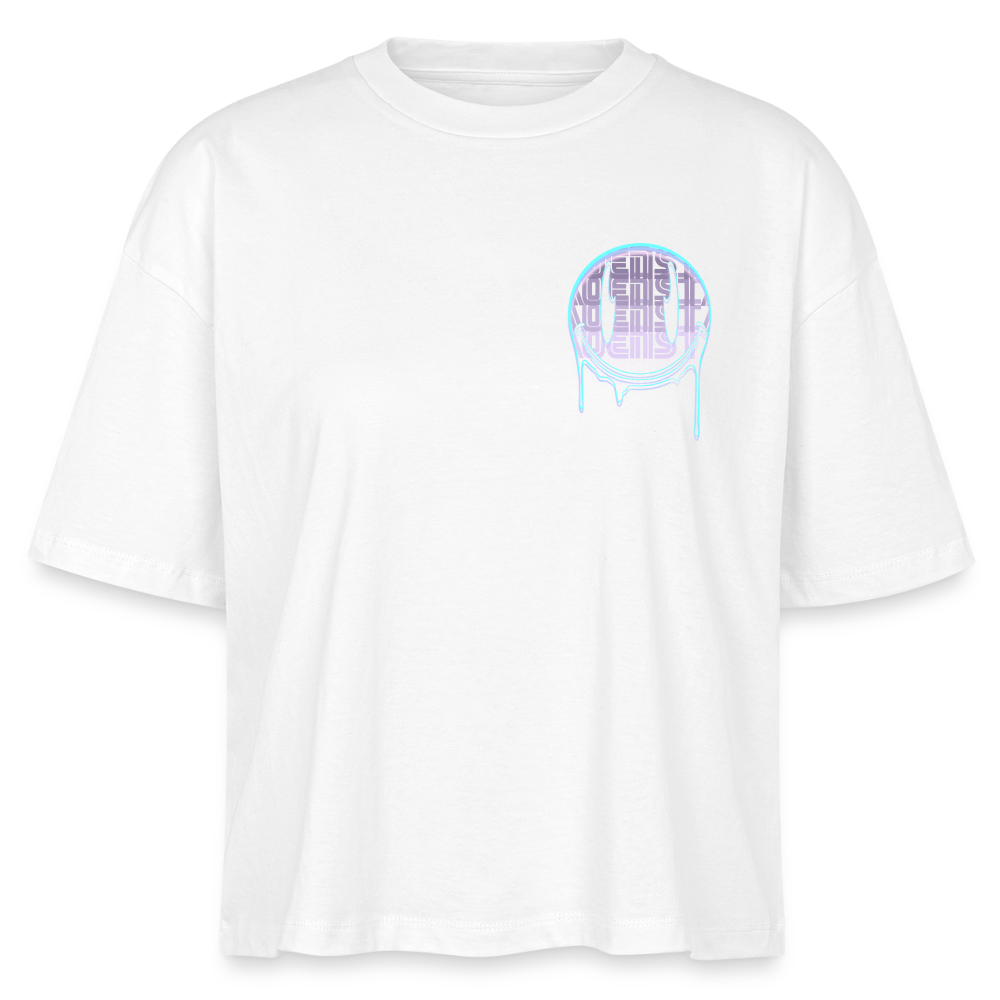 Moensta Drip Logo – Neon Streetwear Tattoo Artist Design - white