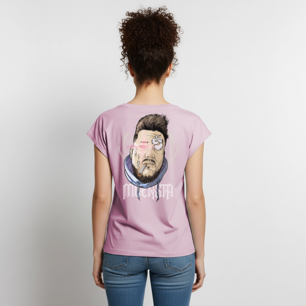 Tattoo Artist Portrait – Urban Comic Style - dusky pink