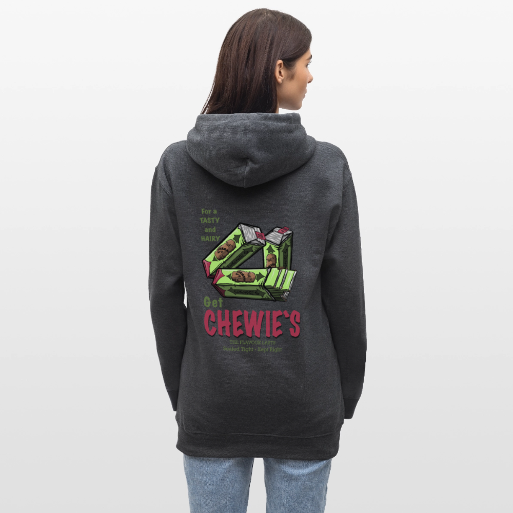 Chewie’s Hairy Gum – Funny Sci-Fi Parody Design - dark heather grey