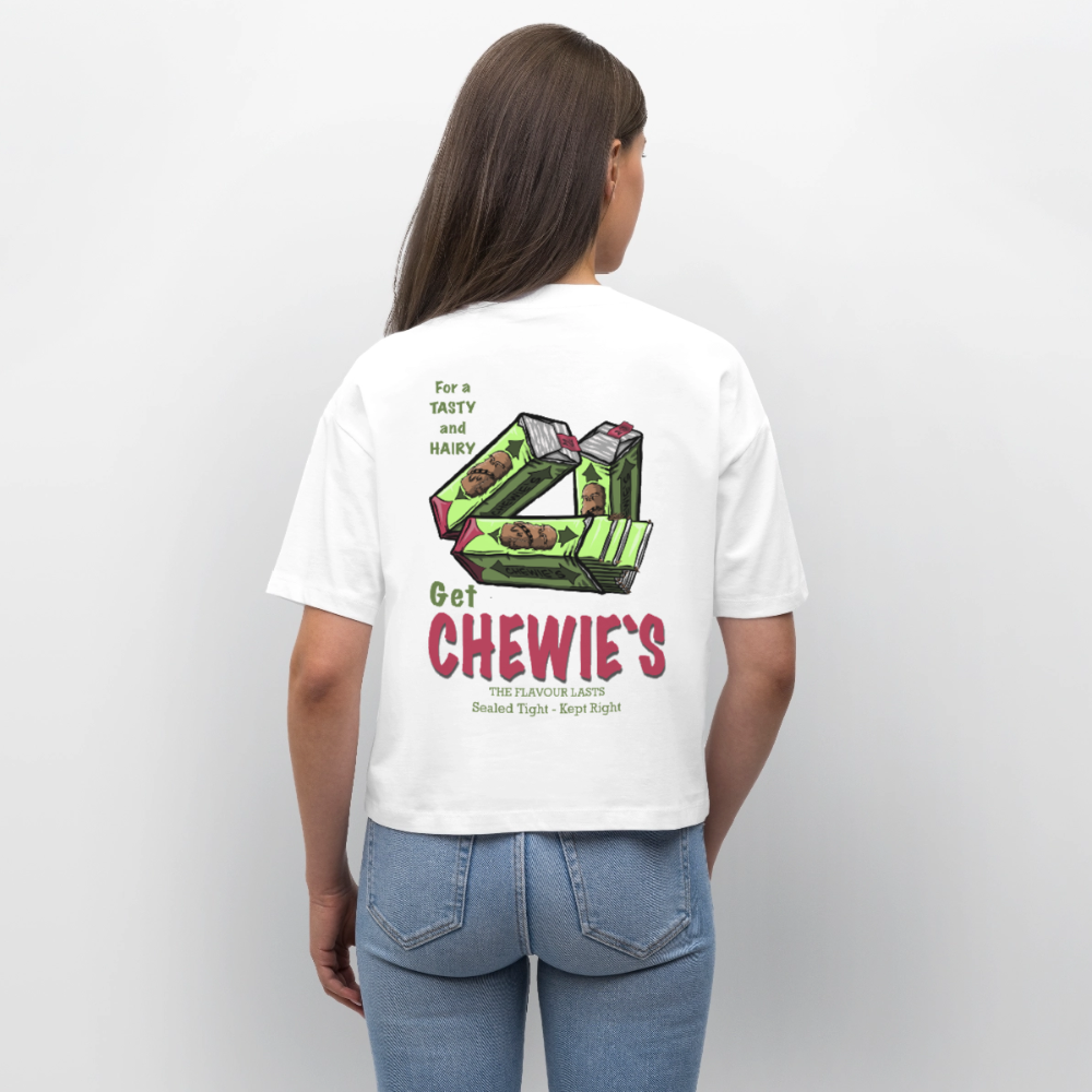 Chewie’s Hairy Gum – Funny Sci-Fi Parody Design - white