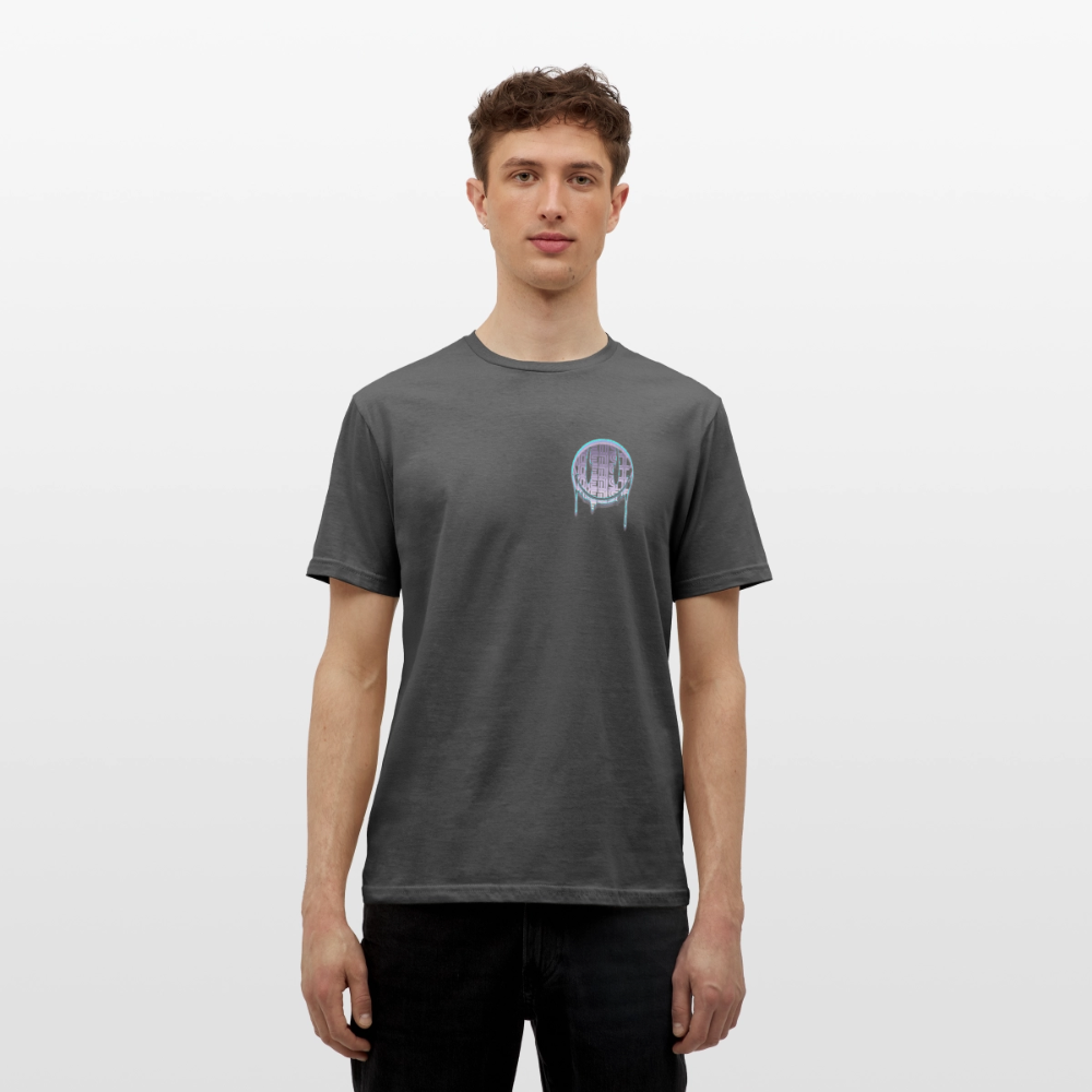 Moensta Drip Logo – Neon Streetwear Tattoo Artist Design - charcoal grey