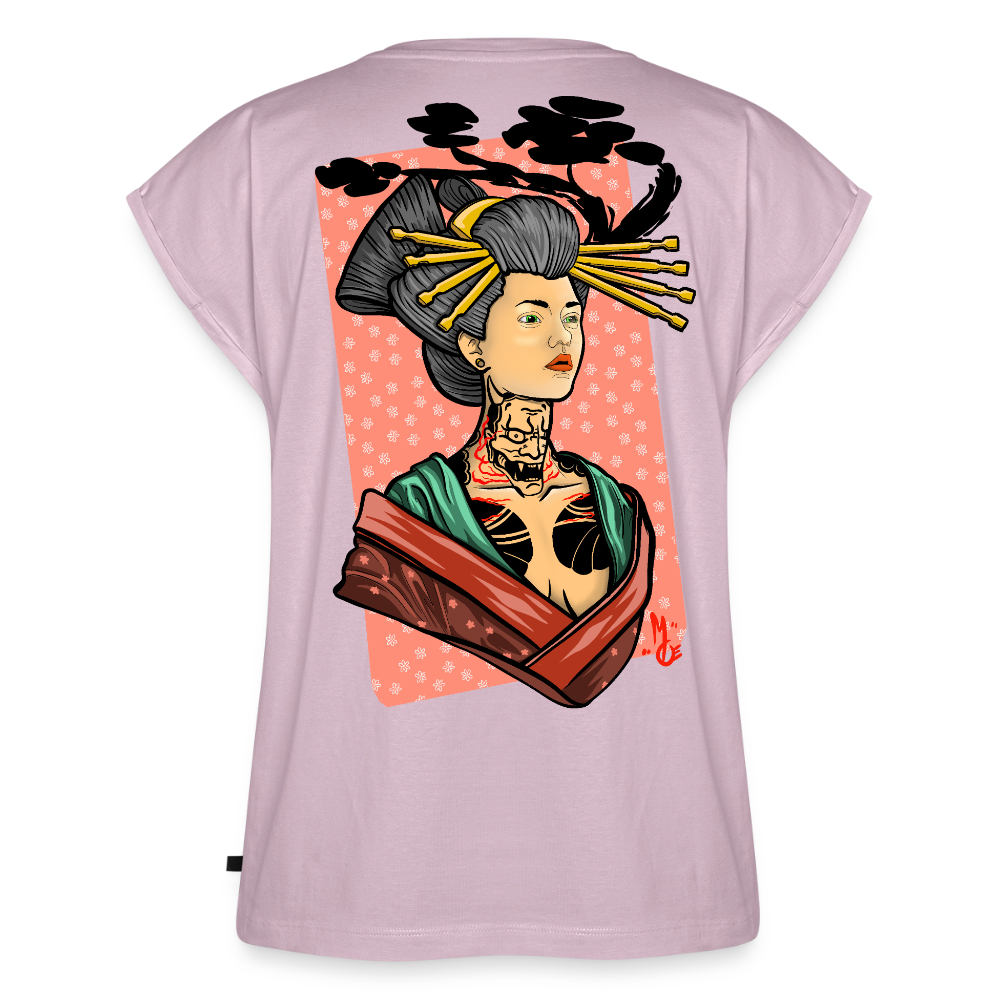 Geisha Yokai Tattoo Art – Japanische Geister Geisha Illustration - dusky pink