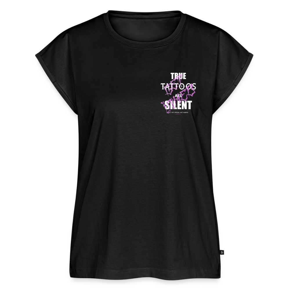 True Tattoos Are Silent – Tattoo Artist Statement Design - black