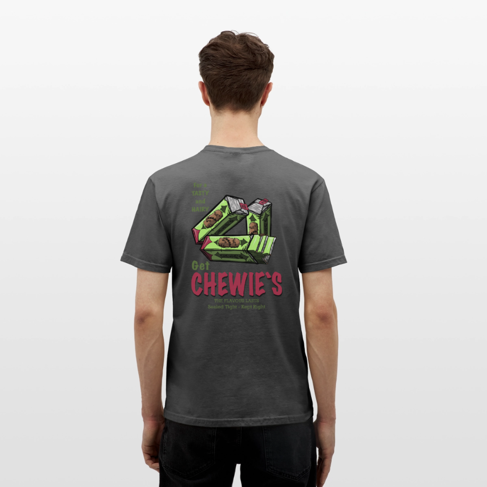 Chewie’s Hairy Gum – Funny Sci-Fi Parody Design - charcoal grey