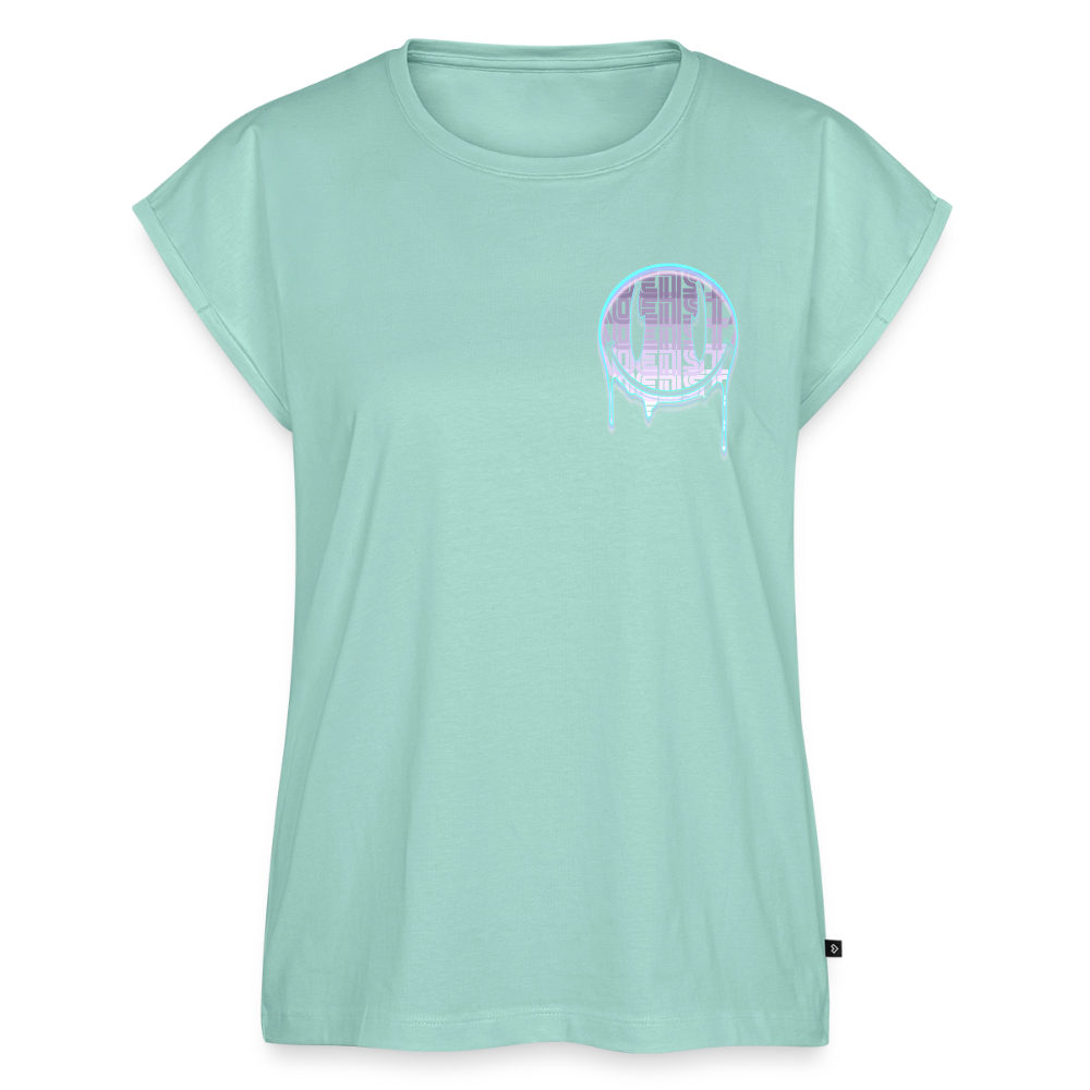 Moensta Drip Logo – Neon Streetwear Tattoo Artist Design - mint 
