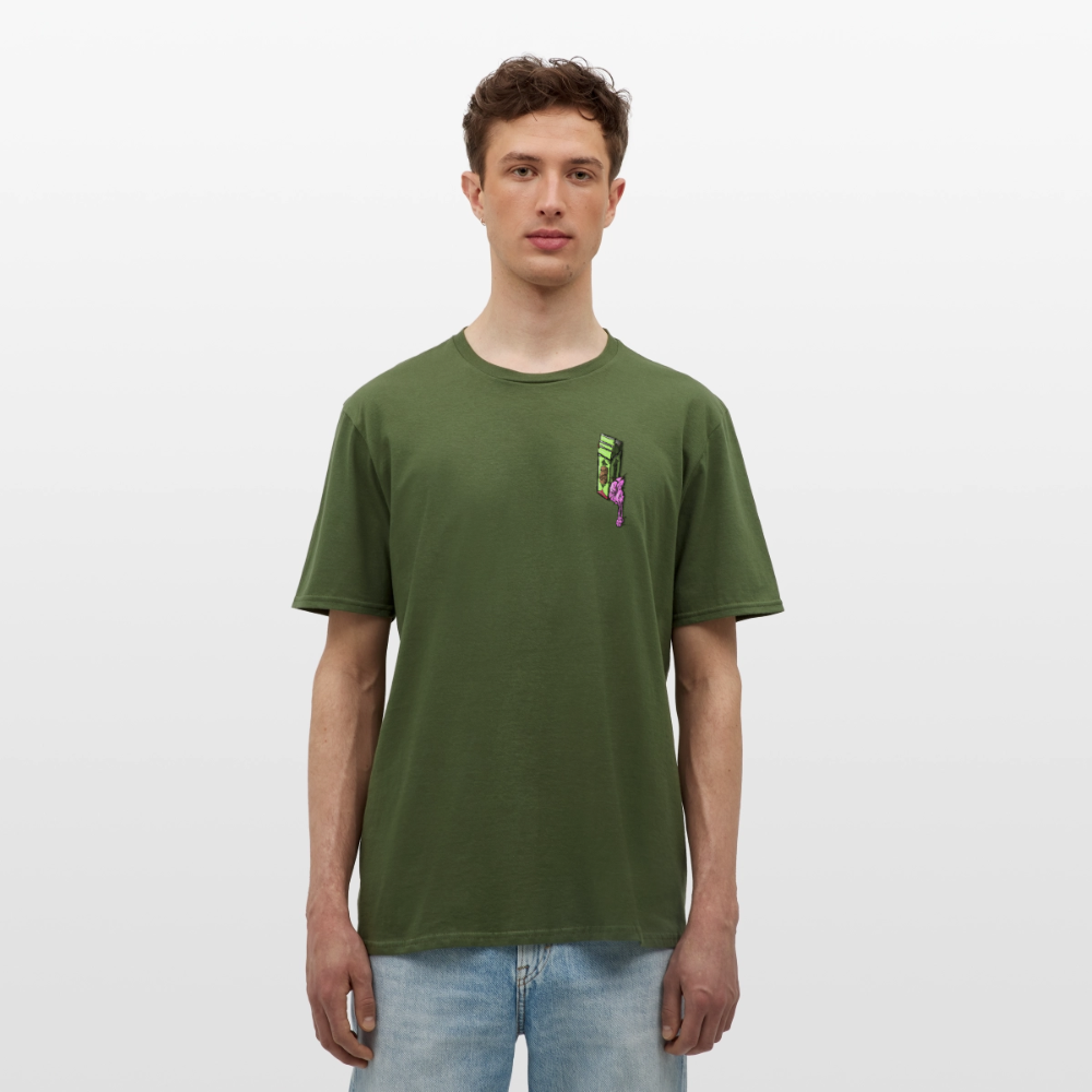 Chewie’s Hairy Gum – Funny Sci-Fi Parody Design - military green
