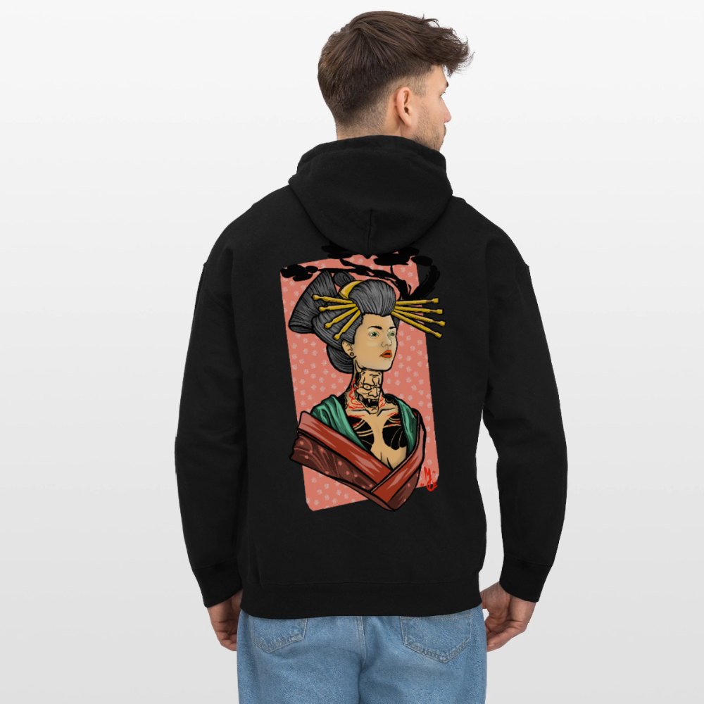 Geisha Yokai Tattoo Art – Japanische Geister Geisha Illustration - black