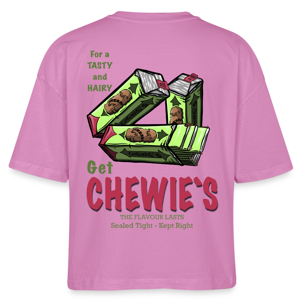 Chewie’s Hairy Gum – Funny Sci-Fi Parody Design - pink