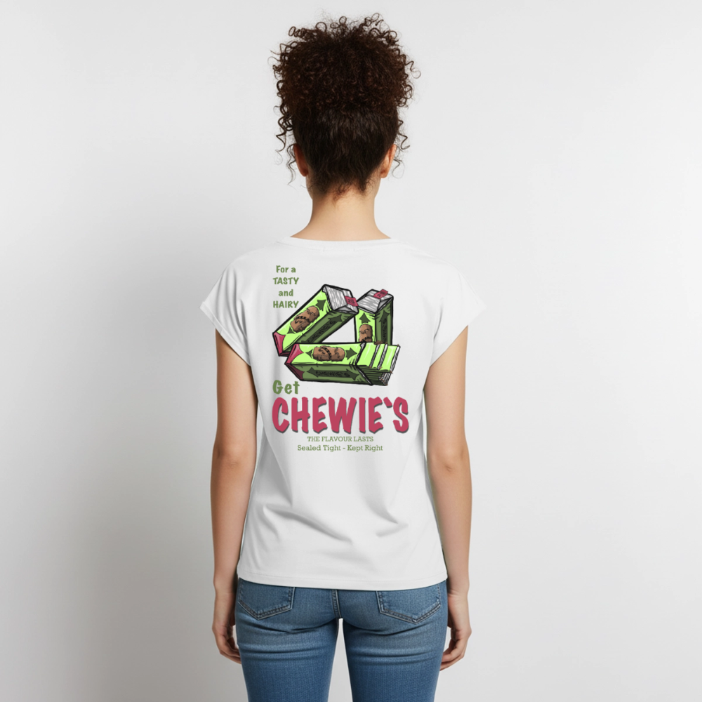 Chewie’s Hairy Gum – Funny Sci-Fi Parody Design - white