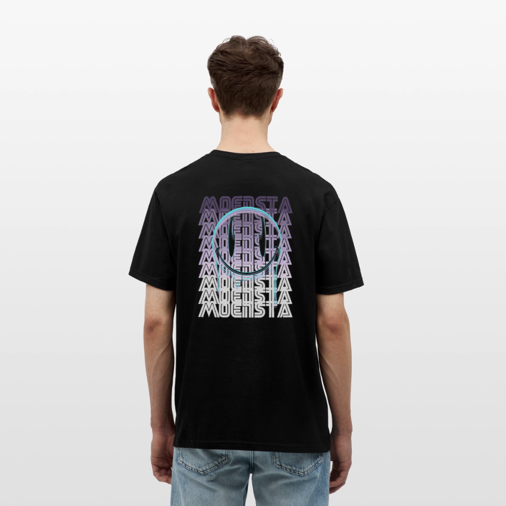 Moensta Drip Logo – Neon Streetwear Tattoo Artist Design - black