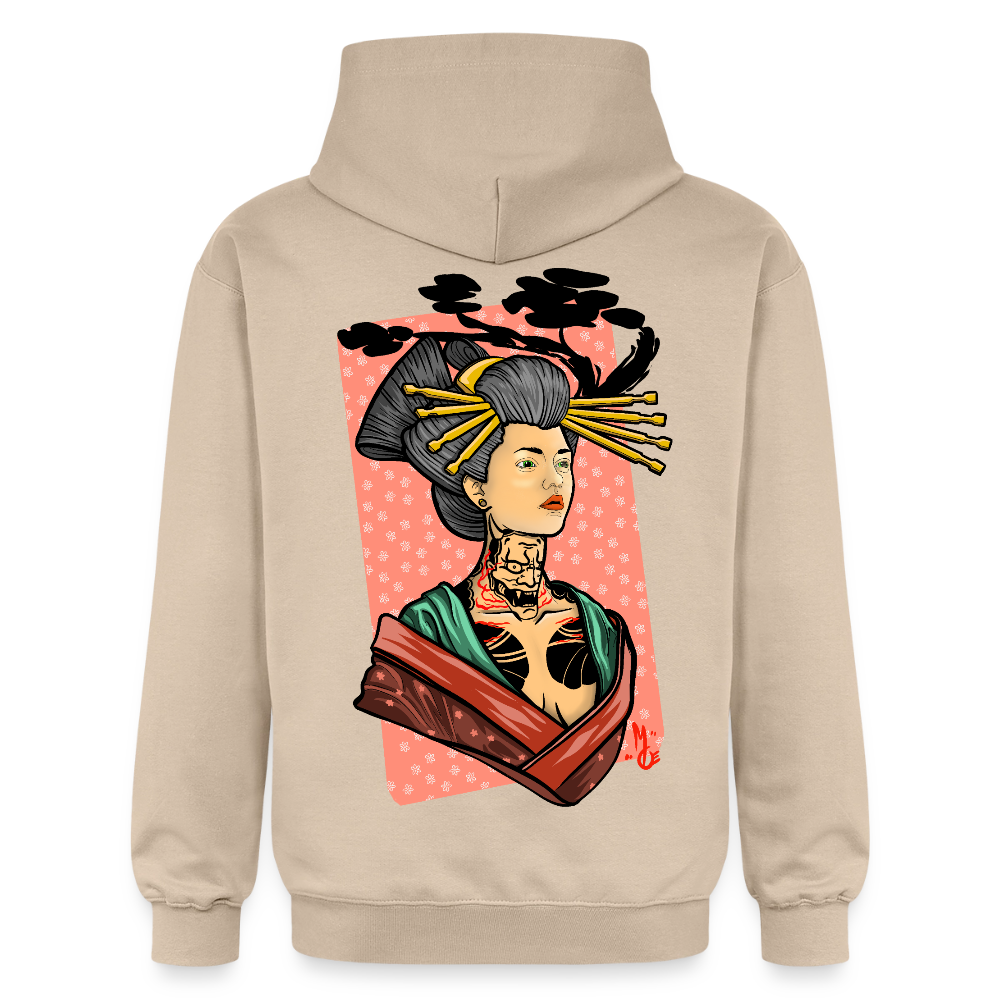 Geisha Yokai Tattoo Art – Japanische Geister Geisha Illustration - sand