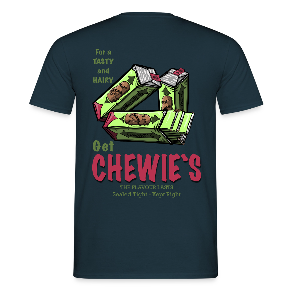 Chewie’s Hairy Gum – Funny Sci-Fi Parody Design - navy