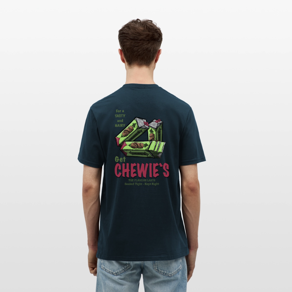 Chewie’s Hairy Gum – Funny Sci-Fi Parody Design - navy