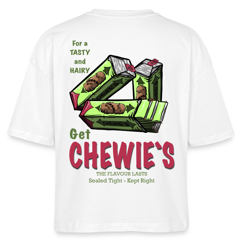 Chewie’s Hairy Gum – Funny Sci-Fi Parody Design - white