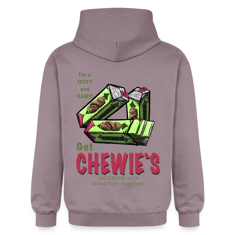 Chewie’s Hairy Gum – Funny Sci-Fi Parody Design - purple-grey 