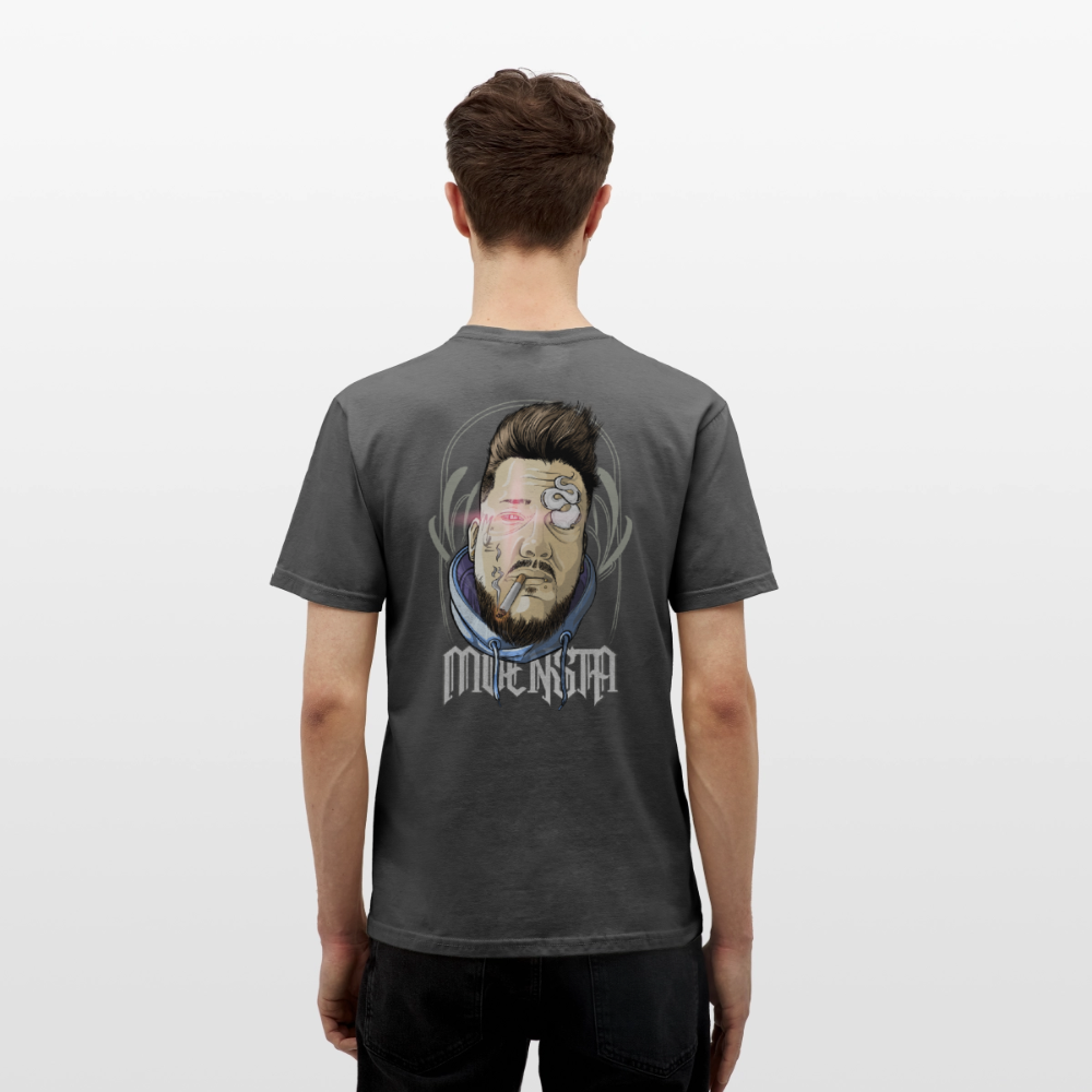 Tattoo Artist Portrait – Urban Comic Style - charcoal grey