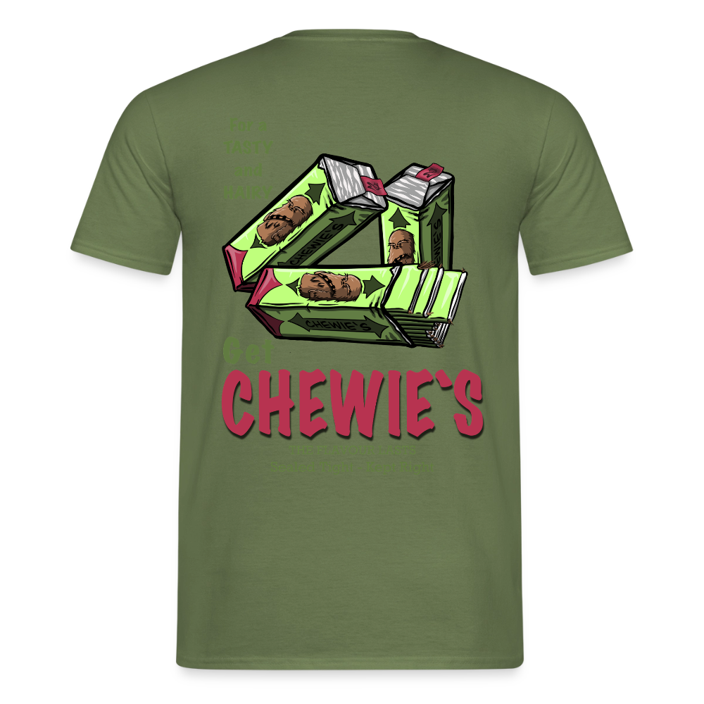 Chewie’s Hairy Gum – Funny Sci-Fi Parody Design - military green