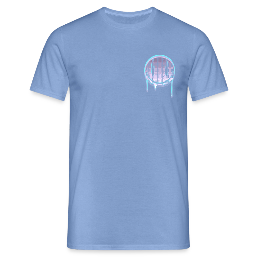 Moensta Drip Logo – Neon Streetwear Tattoo Artist Design - carolina blue