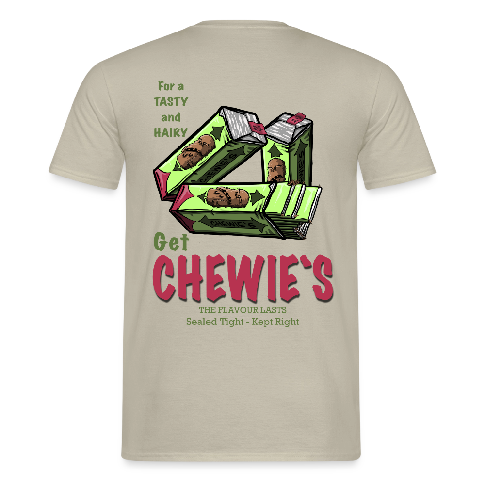 Chewie’s Hairy Gum – Funny Sci-Fi Parody Design - sand beige