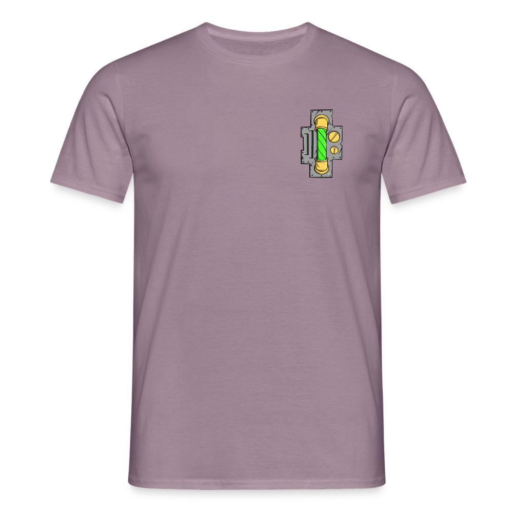 Cyberpunk Cyborg Lady – Futuristische Cyberpunk Illustration - purple-grey 
