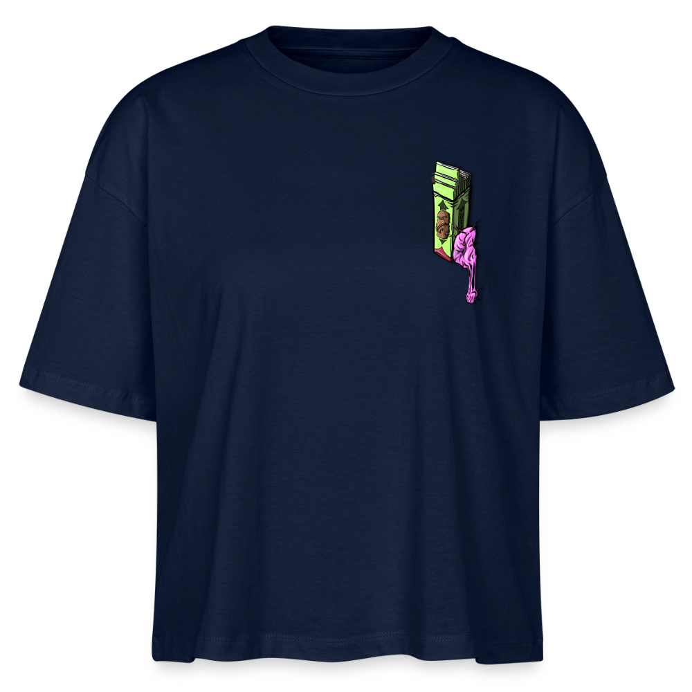 Chewie’s Hairy Gum – Funny Sci-Fi Parody Design - navy