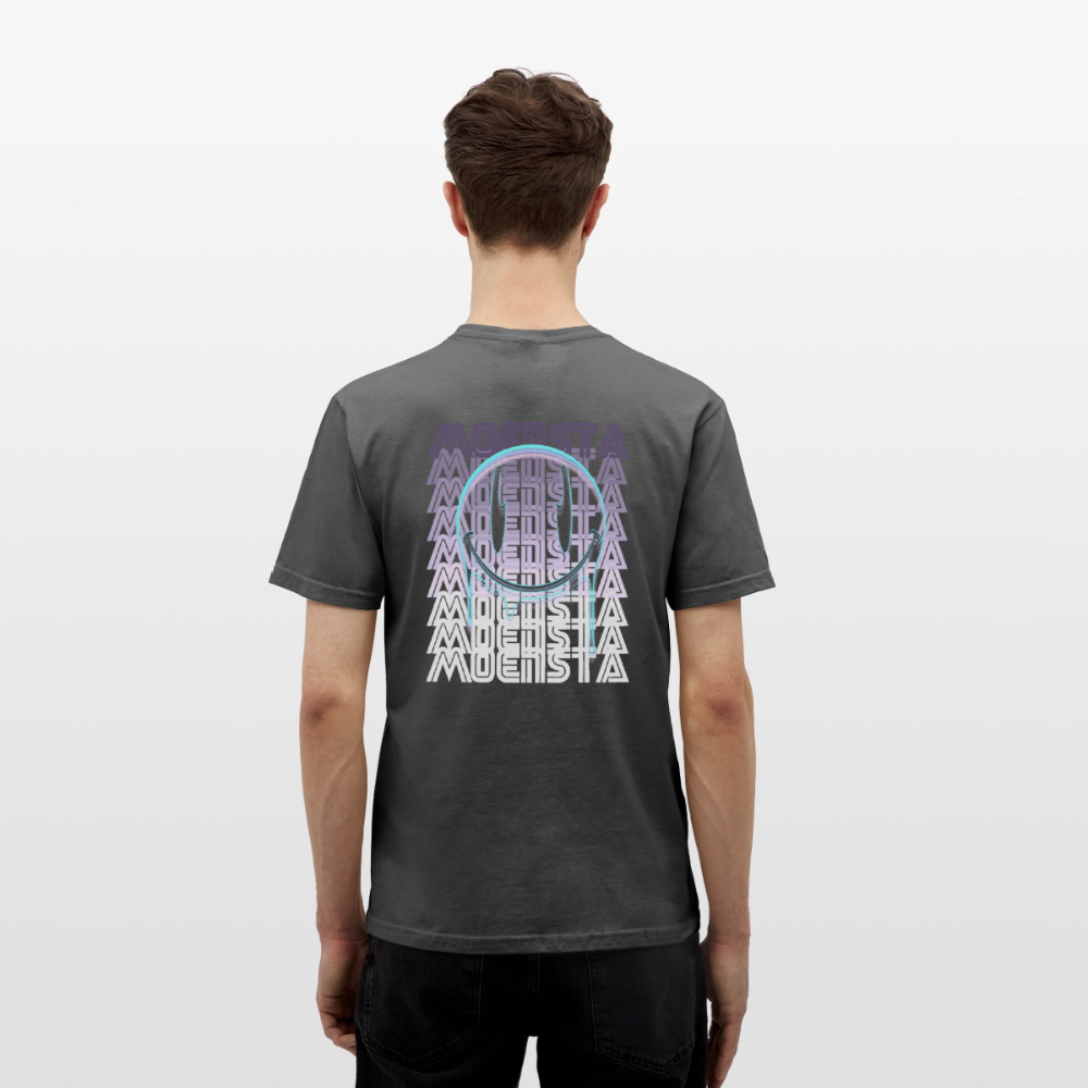Moensta Drip Logo – Neon Streetwear Tattoo Artist Design - charcoal grey