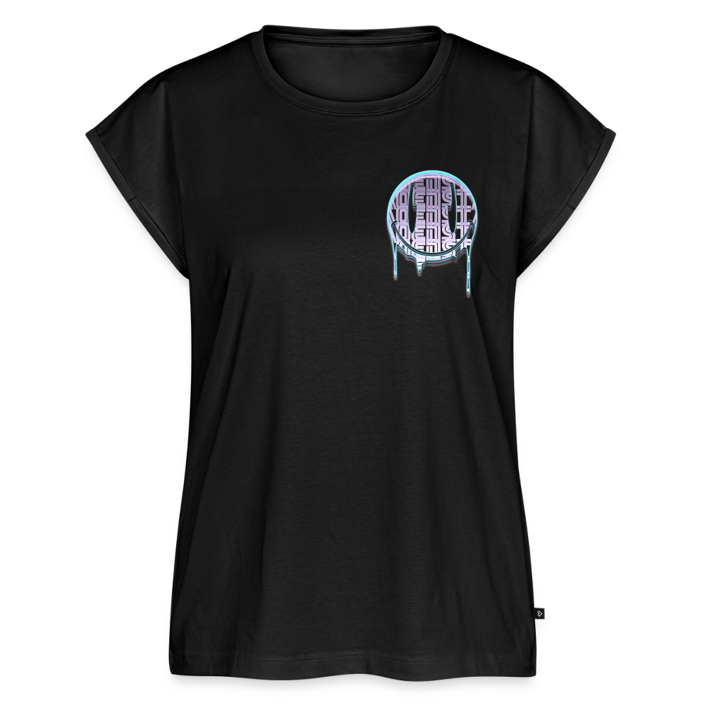 Moensta Drip Logo – Neon Streetwear Tattoo Artist Design - black