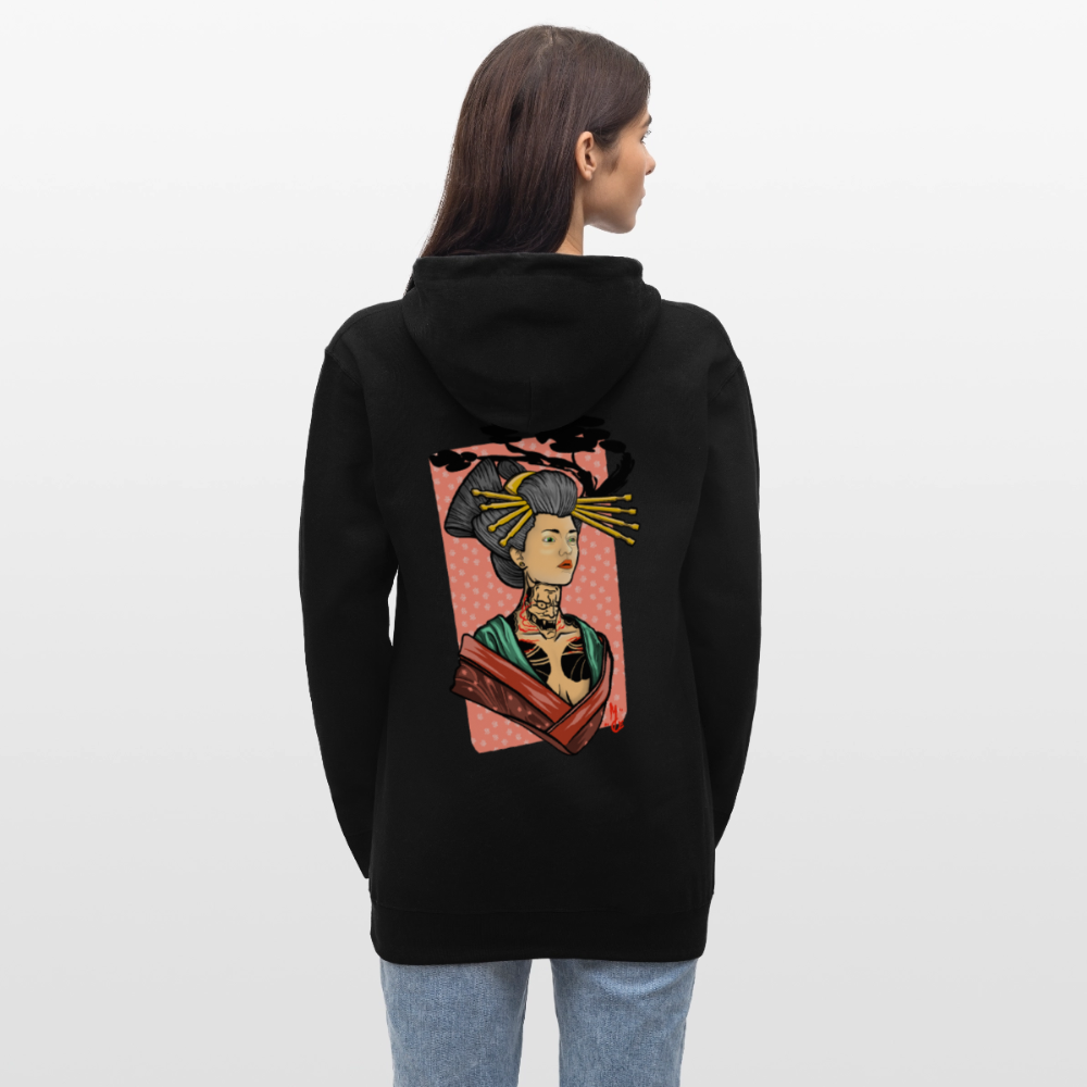 Geisha Yokai Tattoo Art – Japanische Geister Geisha Illustration - black