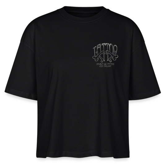 Crop Crew T' - black