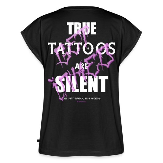 True Tattoos Are Silent – Tattoo Artist Statement Design - black