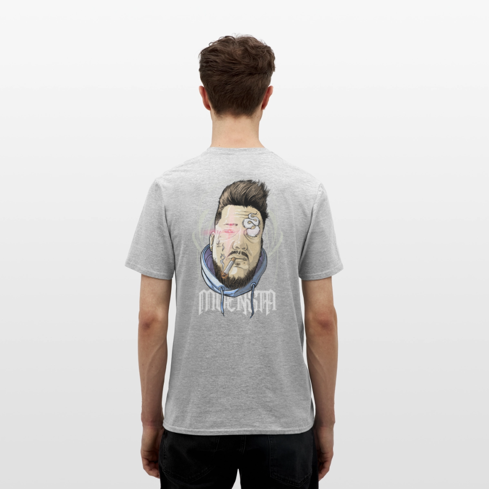Tattoo Artist Portrait – Urban Comic Style - heather grey