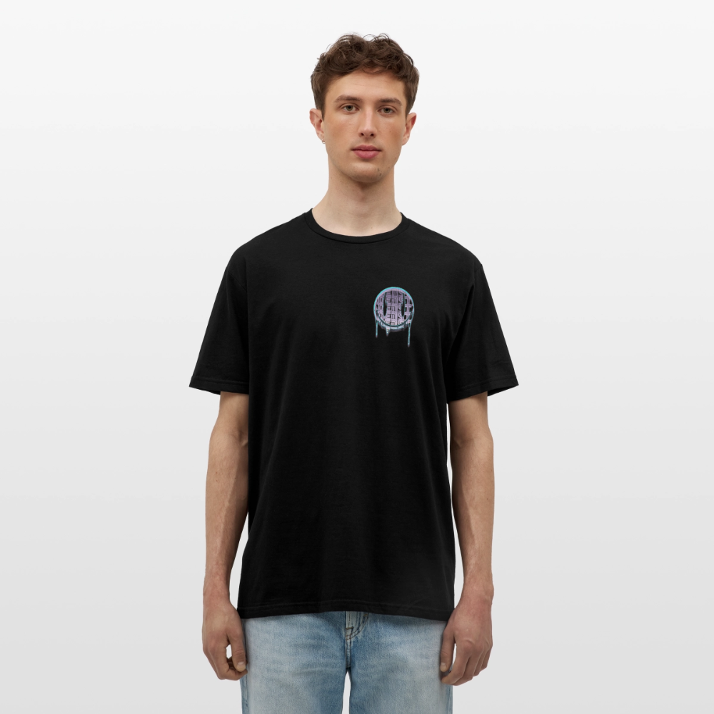 Moensta Drip Logo – Neon Streetwear Tattoo Artist Design - black