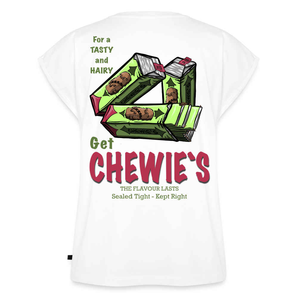 Chewie’s Hairy Gum – Funny Sci-Fi Parody Design - white