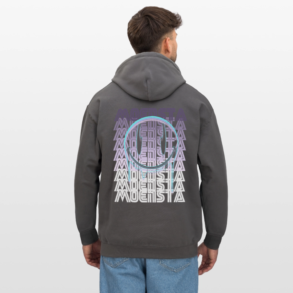 Moensta Drip Logo – Neon Streetwear Tattoo Artist Design - dark grey